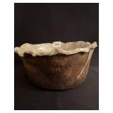 STAR CENTER GLAZED INTERIOR BOWL 4" H X 9" ROUND