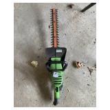 SEARS BUSHWACKER, ELECTRIC HEDGE TRIMMER, GREEN,