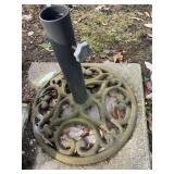 CAST IRON UMBRELLA STAND 2" OPENING