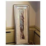 UNIQUE CRANE, MULTIMEDIA - FABRIC, METAL SIGNED