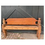 ROPE BED WITH HEADBOARD/ FOOTBOARD AND SIDE RAILS