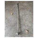 65" LONG METAL POLE FOR TIE DOWN WITH 6" DRILL