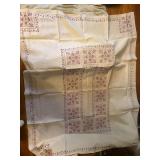 CROSS STITCH TABLECLOTH