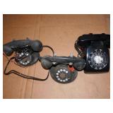 GROUP OF ANTIQUE PHONE PARTS AND PIECES