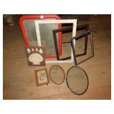 GROUP OF EMPTY PICTURE FRAMES