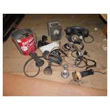 GROUP OF ANTIQUE PHONE PARTS AND PIECES