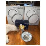 CALEGRO ITALY HAMMERED FINISH UNUSED PITCHER,