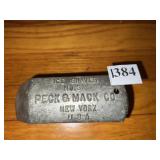 PECK & MACK CO N.Y USA ICE SHAVER #3