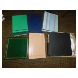 GROUP OF EMPTY PHOTO ALBUMS, SOME WITH INSERTS,