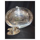 ONEIDA SILVERPLATE TRAY 21" X 16" & SILVERPLATE