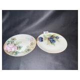 BAVARIA 7.5" HAND PAINTED PLATE & SEVRES PLATE