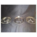 SILVER OVERLAY FOOTED DISHES 7.75" INCLUDING