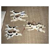 TIN RUNNING DOGS 5" L X 2.25" H