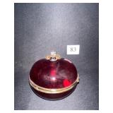 MURANO GLASS APPLE ORIGINAL TAG - 150.00 3.5" H X