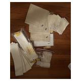 MUM DESIGN BORDER NAPKINS 8 TOTAL, 7 UNUSED