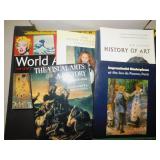 5 BOOKS ABOUT ART, WORLD ART, HISTORY,