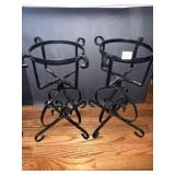 PLANT STANDS IRON 18" H X 12" ROUND