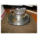 SILVER PLATED FOOTED PLATTER MADE IN HOLLAND 247,
