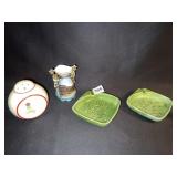 HAEGER CRAFTSMEN FOR A CENTURY ASHTRAYS, SHAKER