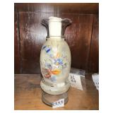 VASE ANTIQUE BLOWN GLASS SEE SHARP BASE AT PONTIL