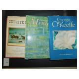 ART BOOKS, CURRIER AND IVES, CLAUDE MONET AND