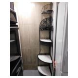 5 TIER CORNER SHELF 74"H