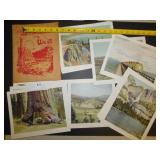 SCENIC GRANDURE OF THE WEST TRAIN PRINTS AND