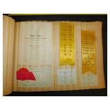 SCRAPBBOK OF PITTSBURGH FLOWER SHOW RIBBONS,
