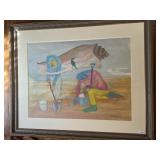 CLAM DIGGERS 2/7/1976 - SIGNED LOWER RIGHT