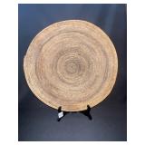HAND WOVEN AMERICAN INDIAN BASKET 18" ROUND