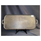 CAST IRON GRIDDLE 24" X 10" W/ HANDLES WAGNER