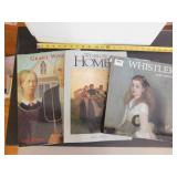 3 ARTBOOKS JAMES WHISTLER, WINSLOW HOMER, AND