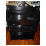 WOOD 33" H BOOKCASE X 23" X 7" D