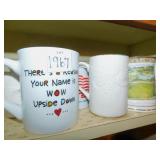 MOM - WOW MUG LOOKS NEW, GOLF MUG AND VARIOUS