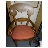 STENCIL BACK CHAIR
