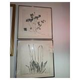 CHRISTINE COBB FRAMED ON PAPER PRINT 20" X 20"