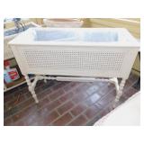 WICKER/RATTAN RAISED FLOWER BOX/PLANTER, 36X15X29