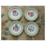 4 GOLD RIM PLATES, WINTERTHUR, ANDREA BY SADEK