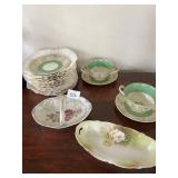 RS PRUSSIA OVAL DISH, DOUBLE HANDLE CUP/