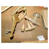 BRASS DOOR KNOCKER, COPPER FITTING, RIVET SET