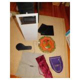 CARVED WOOD FACE WALL HANGING, 12", CROWN ROYAL