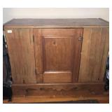 ANTIQUE PINE CABINET 1 DOOR - 47.75" W X 17" D X