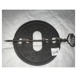 GRISWOLD #7 ERIE, PA - STOVE FLUE - 10" X 7"