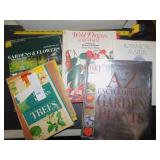 5 BOOKS ABOUT GARDINGIN, AN INTRO TO TREES,