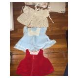 VINTAGE RED BABY DRESS AND OTHERS