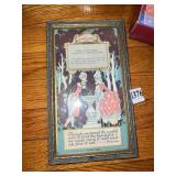 PERPETUAL CALENDAR W/ EMERSON QUOTE FRAMED 9.5" X