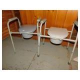 TWO POTTY CHAIRS