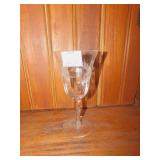 ETCHED STEMWARE 6 PIECES - 6,75" H