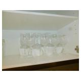 WINE GLASSES, GLASSES, ETC.