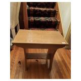 PINE TABLE WITH SHELF